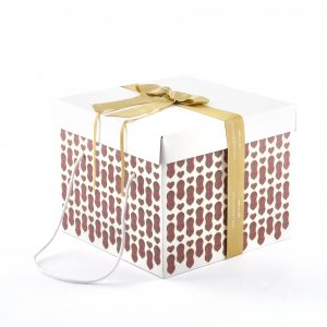 "Tartan" cube with handles